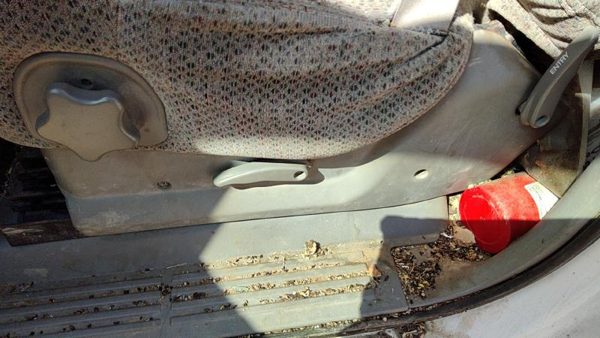 1999-2000 Chevy Silverado 1500 Driver Left Side Seat Trim Panel Oem Gray 92D — photo 2