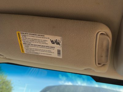 00-03 Suburban Driver Left Sun Visor Oem Illuminated Without Dimming Tan 52D
