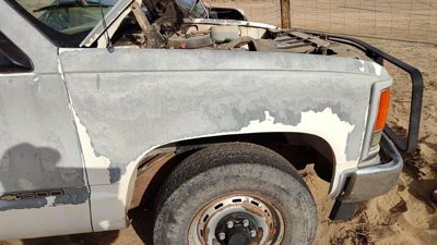1988-1999 Chevy Silverado 1500 Passenger Right Front Fender Oem White 15998378