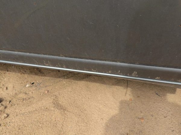 98-04 Seville Driver Left Rear Moulding Door Back Lower Sedan Thunder Gray 88U — photo 4