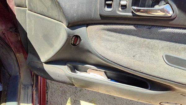 1995 Honda Accord Passenger Right Front Door Trim Panel With Switches Gray — photo 6