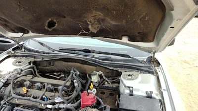 2006-2012 Ford Fusion Pair Of Hood Hinges Right Left Set Assembly Oem Silver Ux