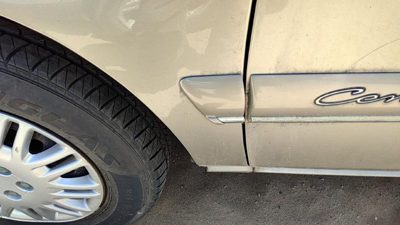 Buick Century Driver Left Moulding From Fender Oem Trim Strip Gold 49U