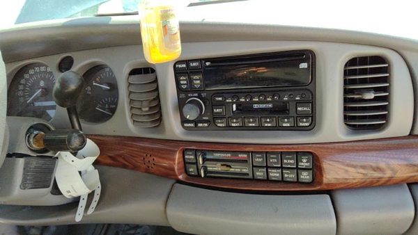 01-04 Lesabre Buick Trim Bezel Around Speedometer Dash Surround Panel Gray 17B — photo 2