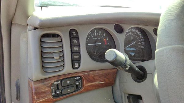 01-04 Lesabre Buick Trim Bezel Around Speedometer Dash Surround Panel Gray 17B — photo 4