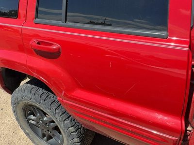 2000 Jeep Grand Cherokee Rear Door RH Flame Red PR4