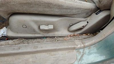 00-04 Legacy Outback Driver Left Side Power Seat Switch With Trim Panel Oem Tan