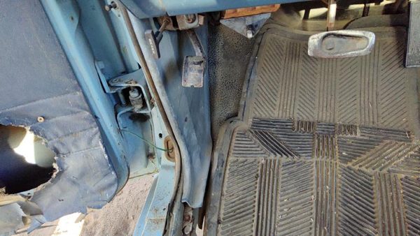 83-88 Ford Ranger Driver Left Lower Kick Trim Panel Oem Blue — photo 2