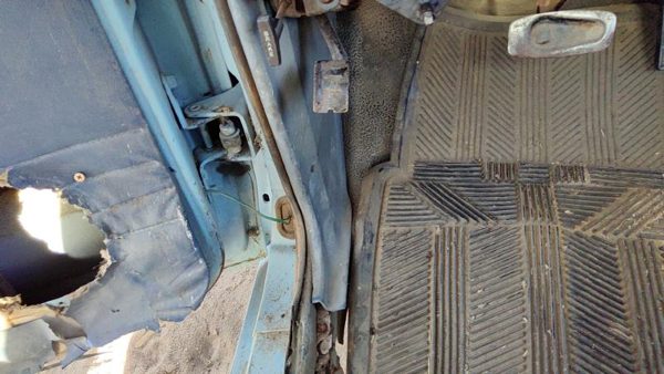 83-88 Ford Ranger Driver Left Lower Kick Trim Panel Oem Blue — photo 1