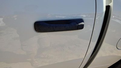 2016 Ram 1500 Outside Door Handle LH Dodge White PW7