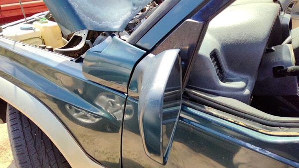 1991-98 Suzuki Sidekick Driver Left Side Mirror Door Mounted Oem Green 91172768 — photo 4