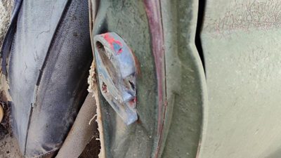 1953-1954 Chevy Bel Air 150 Sedan Driver Left Front Door Latch Striker Oem