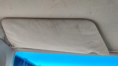 1983-1987 Mercury Grand Marquis Driver Left Sun Visor Oem Gray