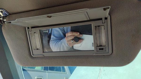 1983-1987 Mercury Grand Marquis Driver Left Sun Visor Oem Gray — photo 8