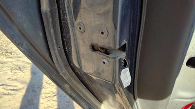 1998-2004 Dodge Intrepid Driver Left Rear Door Latch With Rods/Cables Oem Back