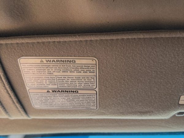 1995-1997 Ford Ranger Driver Left Sun Visor Oem Gray G2 — photo 6