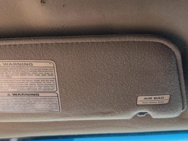1995-1997 Ford Ranger Driver Left Sun Visor Oem Gray G2 — photo 7