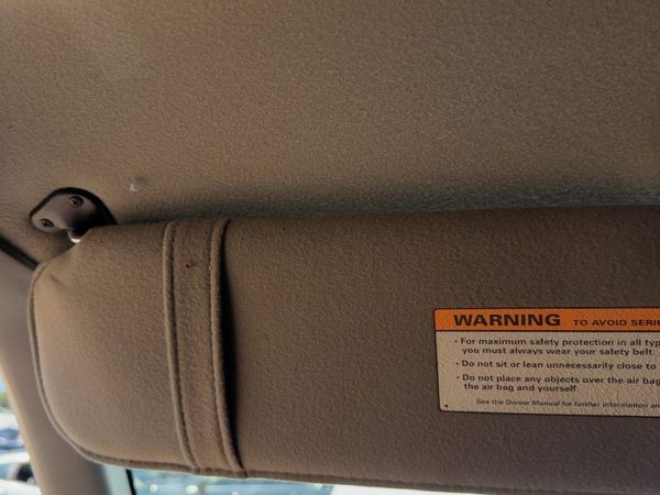 1995-1997 Ford Ranger Driver Left Sun Visor Oem Gray G2 — photo 10