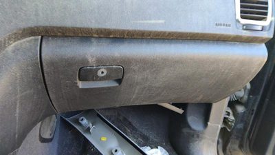 2009 Gmc Acadia Glove Box Assembly Complete Door With Latch Oem Black