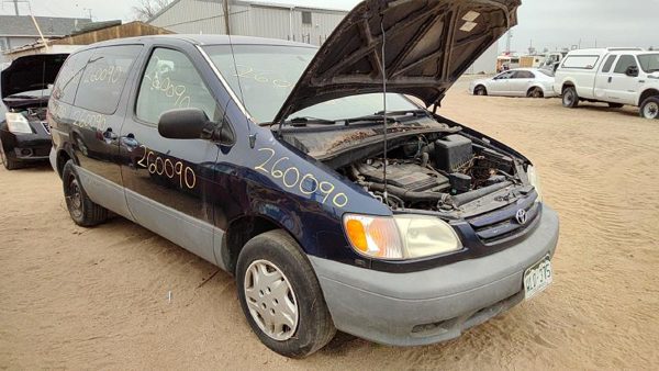 00-03 Toyota Sienna Complete Heater Box Housing Behind Dash Oem — photo 7