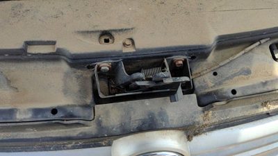 1999-2002 Vw Cabrio Convertible Hood Latch Assembly With Bracket Oem 1E0805591