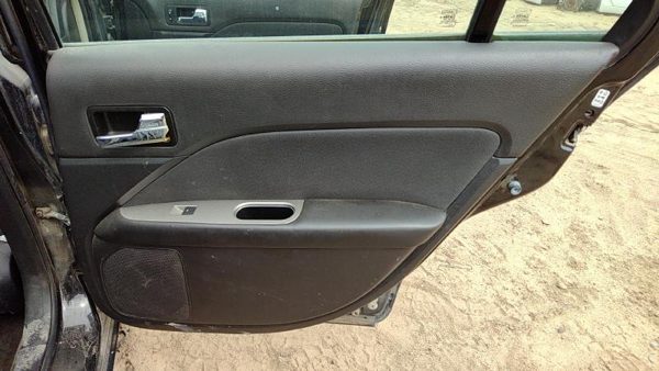 10-11 Fusion Passenger Right Rear Door Trim Panel With Switches Back Black Dw — photo 1