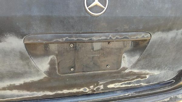 98-99 Ml320 Mercedes Ml320 License Plate Trim Surround Panel Tail Trunk Finish — photo 3