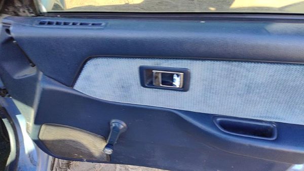1989 Honda Civic Passenger Right Front Door Trim Panel Manual Windows Blue Sedan — photo 4