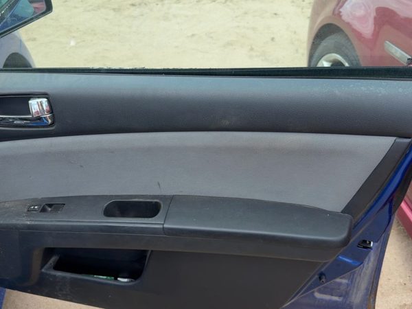 10-12 Sentra Passenger Right Front Door Trim Panel With Switches Charcoal X — photo 2