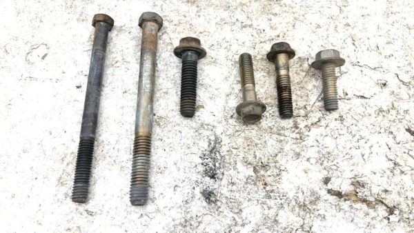 1990 Ford E150 Van Econoline Mount Bracket Set For Alternator With Bolts Oem — photo 2