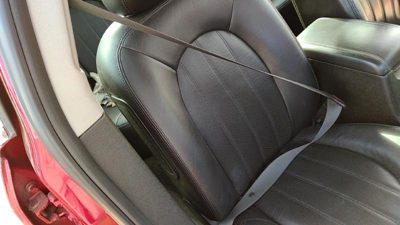 06-09 Buick Lucerne Passenger Right Front Seat Belt Retractor Shoulder Ebony 193