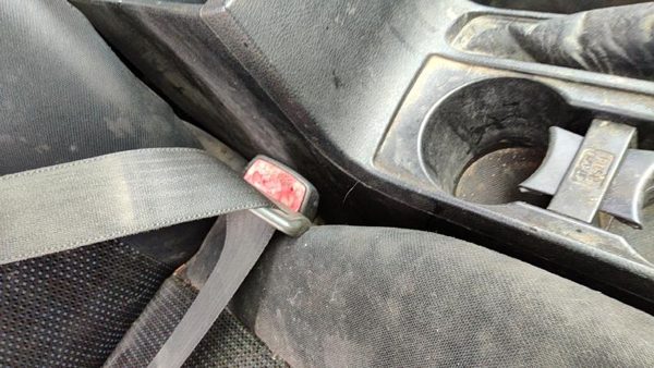 09-13 Toyota Corolla Passenger Right Front Seat Belt Buckle Receiver Charcoal 17 — photo 6