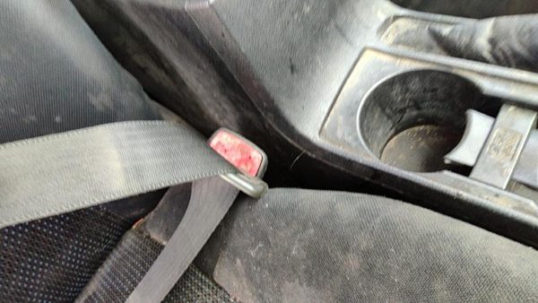 09-13 Toyota Corolla Passenger Right Front Seat Belt Buckle Receiver Charcoal 17 — photo 5