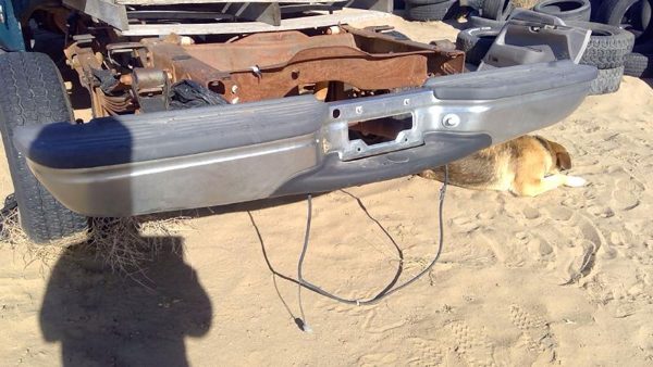 1999 Ford F250 Sd Pickup Rear Bumper Assembly Super Duty Step Chrome With Mount — photo 1