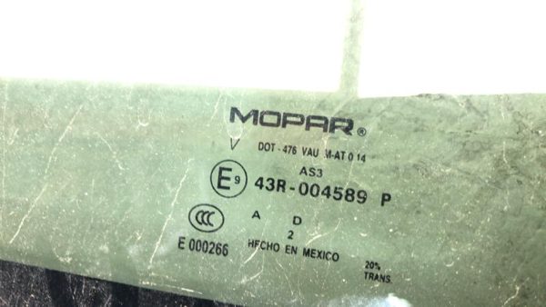 2009-2020 Dodge Journey Passenger Right Rear Quarter Glass Back Side Window Oem — photo 9