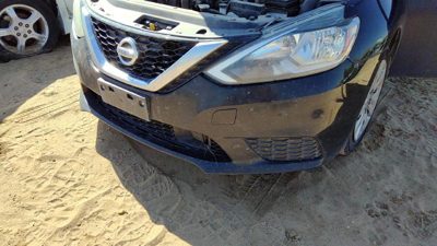 2016-2019 Nissan Sentra Front Bumper Cover Assembly Oem Black Kh3 620223Yu1J