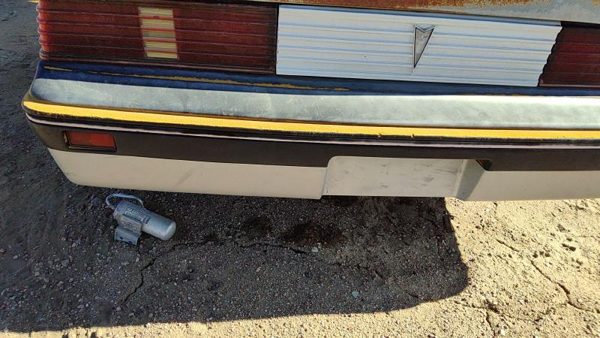 1985-1987 Pontiac Sunbird Rear Bumper Cover Assembly Oem Back Silver 10026826 — photo 6