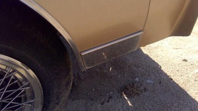80-85 Olds 88 Passenger Right Moulding From Fender Oem Trim Strip Chrome Front