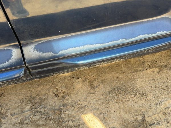 01-05 Pt Cruiser Driver Left Rear Moulding From Door Oem Back Lower Blue Pb7 — photo 3