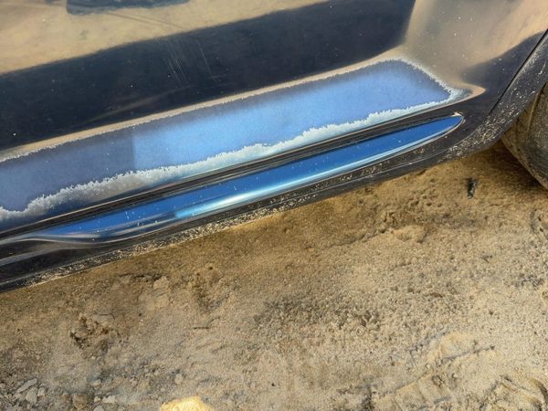 01-05 Pt Cruiser Driver Left Rear Moulding From Door Oem Back Lower Blue Pb7 — photo 5