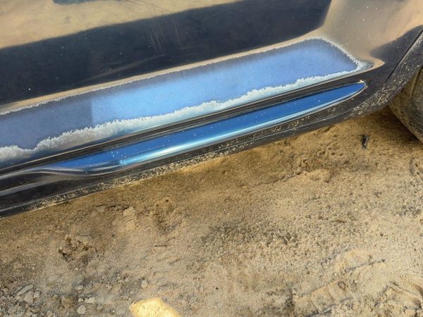01-05 Pt Cruiser Driver Left Rear Moulding From Door Oem Back Lower Blue Pb7 — photo 2