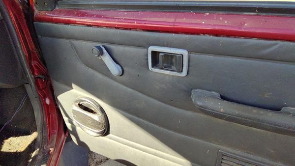 95-97 Nissan Hardbody Passenger Right Front Door Trim Panel Manual Windows Gray — photo 4