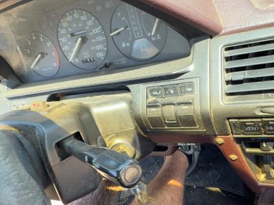 1988-1989 Honda Accord Lx Steering Column Assembly Oem Floor Shift Sedan Maroon