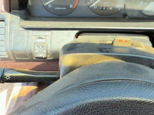 1988-1989 Honda Accord Lx Steering Column Assembly Oem Floor Shift Sedan Maroon — photo 5