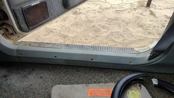1992 Jeep Cherokee Passenger Right Lower Sill Step Moulding Trim Panel Oem Gray — photo 3
