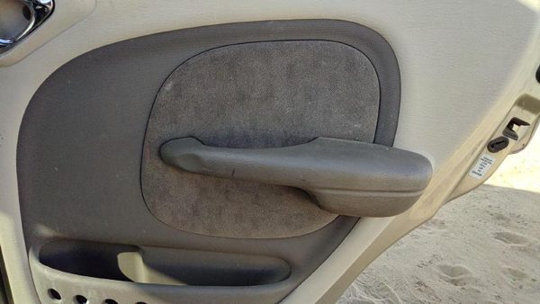 01-02 Pt Cruiser Passenger Right Rear Door Trim Panel With Switches Back Taupe — photo 6