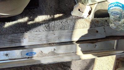 1983-1987 Grand Marquis Passenger Right Front Lower Sill Step Kick Trim Gray Oem