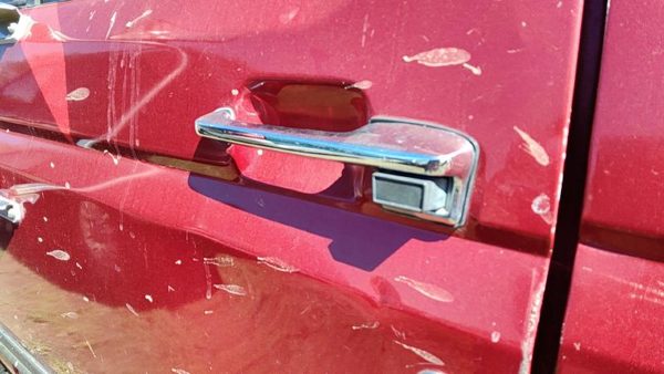 1991 Ford F150 Outside Door Handle LH Maroon — photo 2