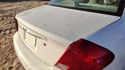 2000 Ford Taurus Trunk/decklid/hatch/tailgate White Hail