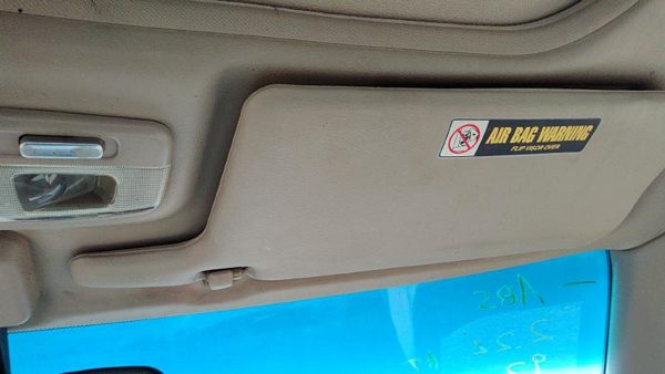 1995-1997 Honda Accord Passenger Right Sun Visor Oem Gray F — photo 2